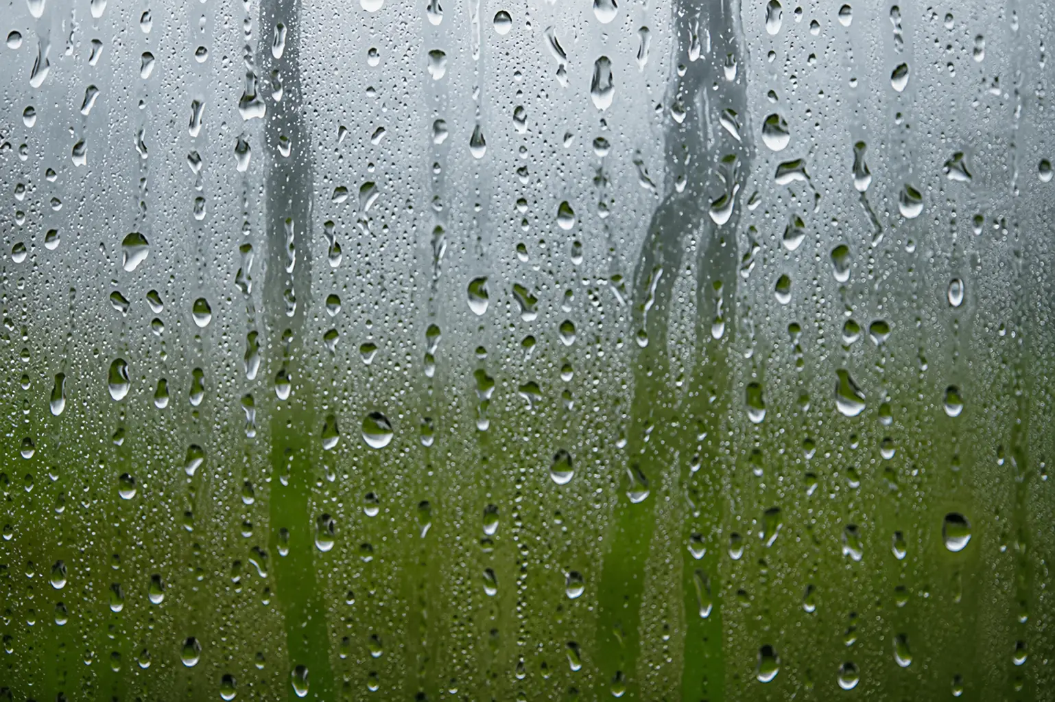 Anti-fog film on glass door – clear visibility