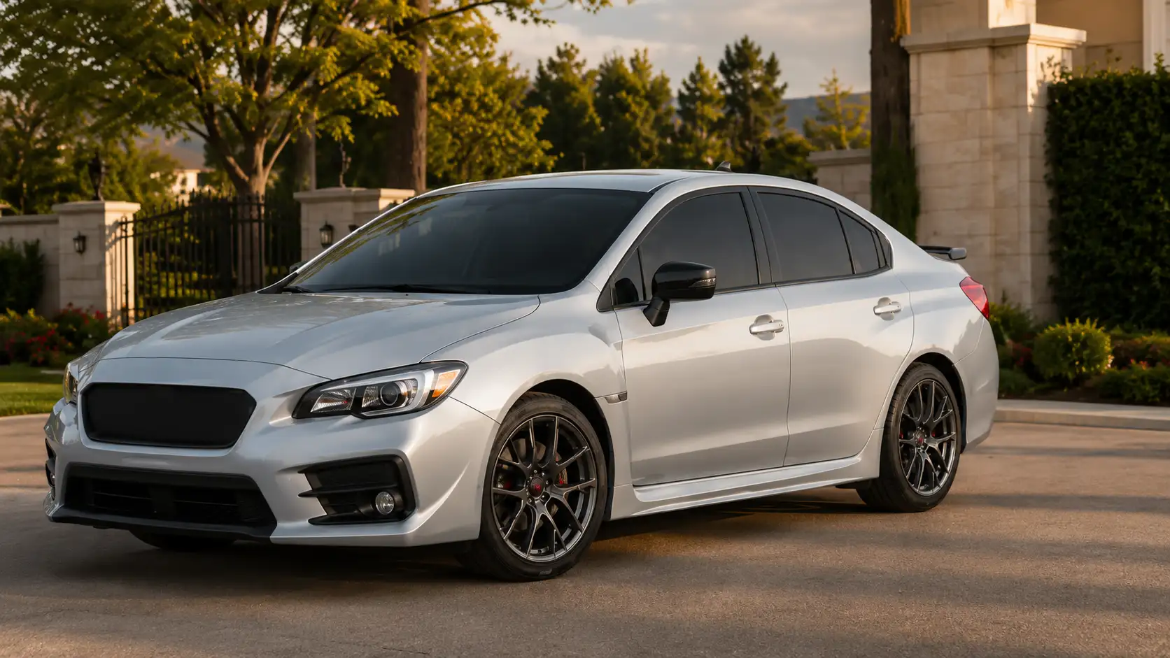 Easy‑to‑maintain charcoal automotive film